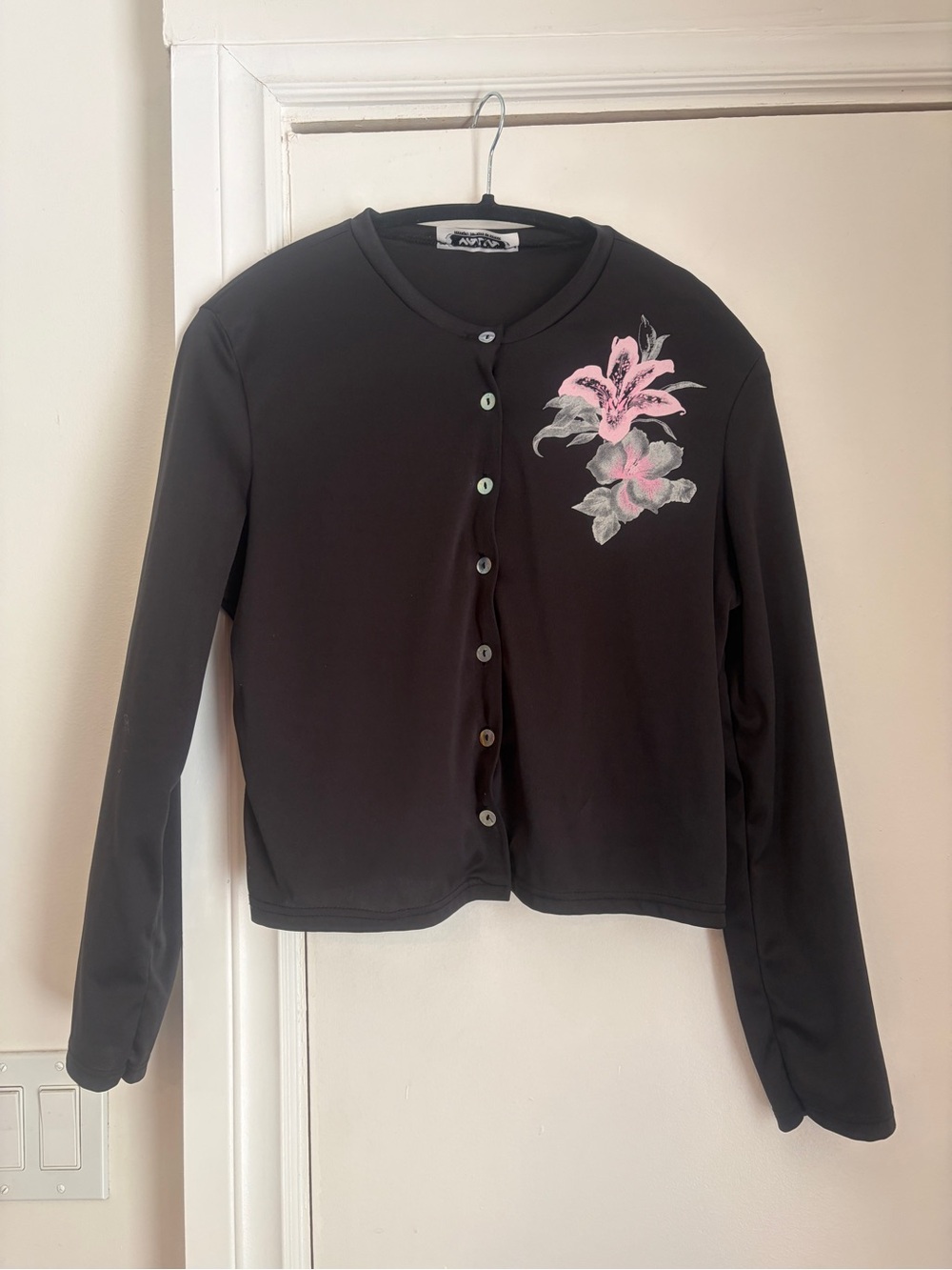 Vintage Cardigan with floral design